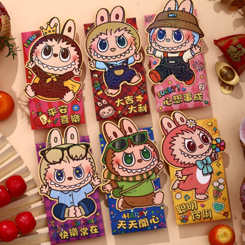 过新年红包立体卡通利是封春节大号压岁红包袋马年新款压岁包20