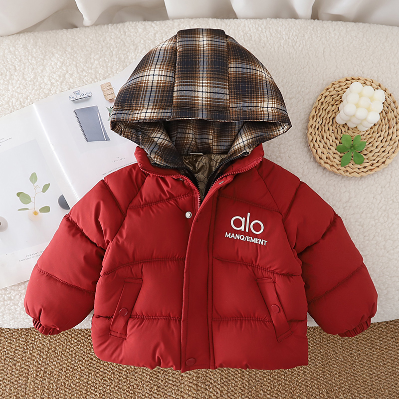 小男孩帅气外套男童冬装男宝宝加厚羽绒棉服儿童冬季棉衣婴儿棉袄