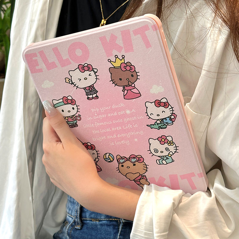 黑白皮KT适用苹果iPadA16平板保护套旋转2025款iPad11笔槽iPad10