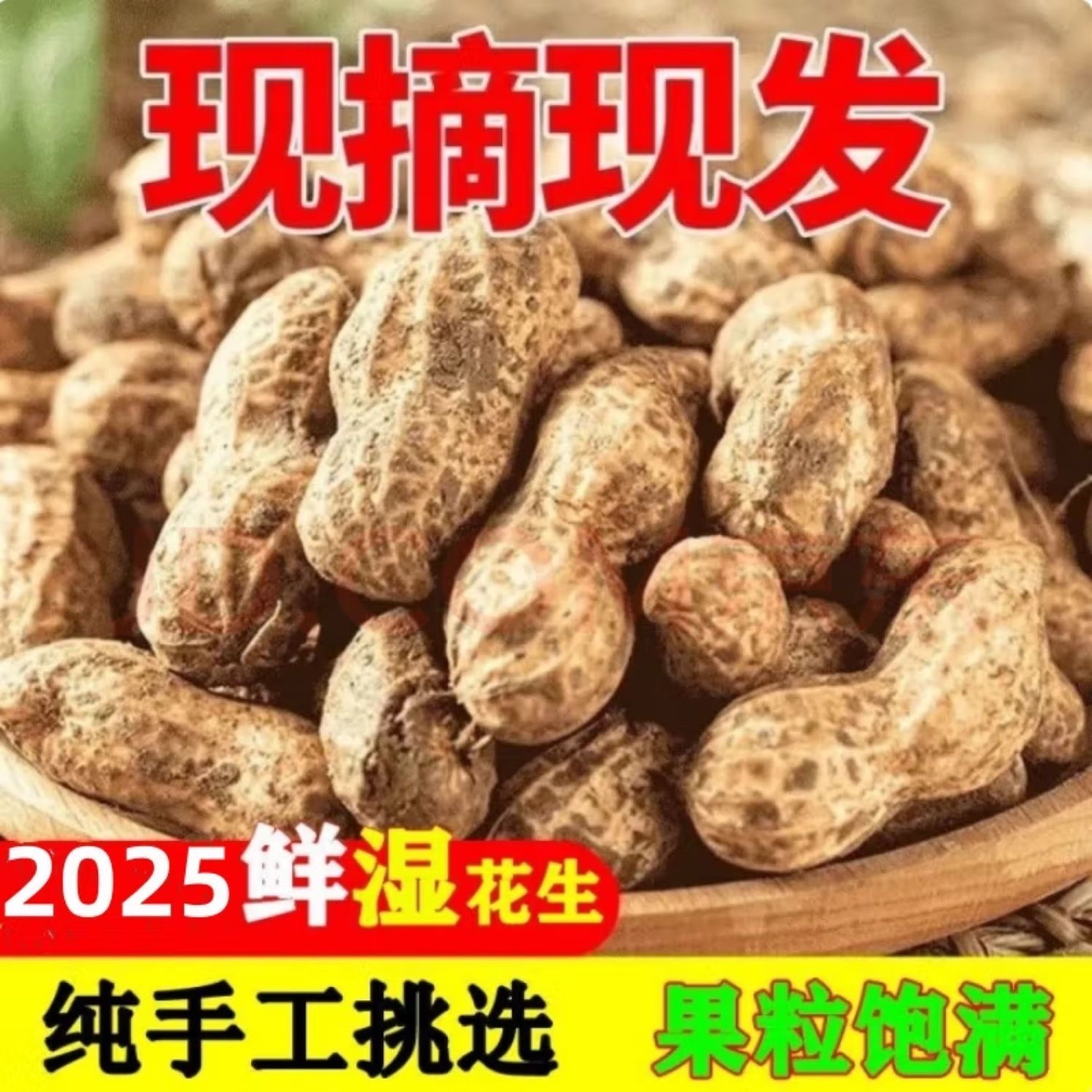 5斤【新鲜花生】当季现挖带壳花生水煮带皮农家自种花生特价