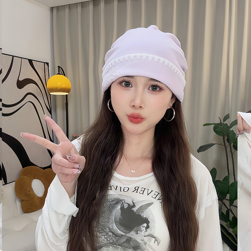 产后孕妇坐月子四季适用时尚舒适防风月子帽产妇头巾双层纯棉发带