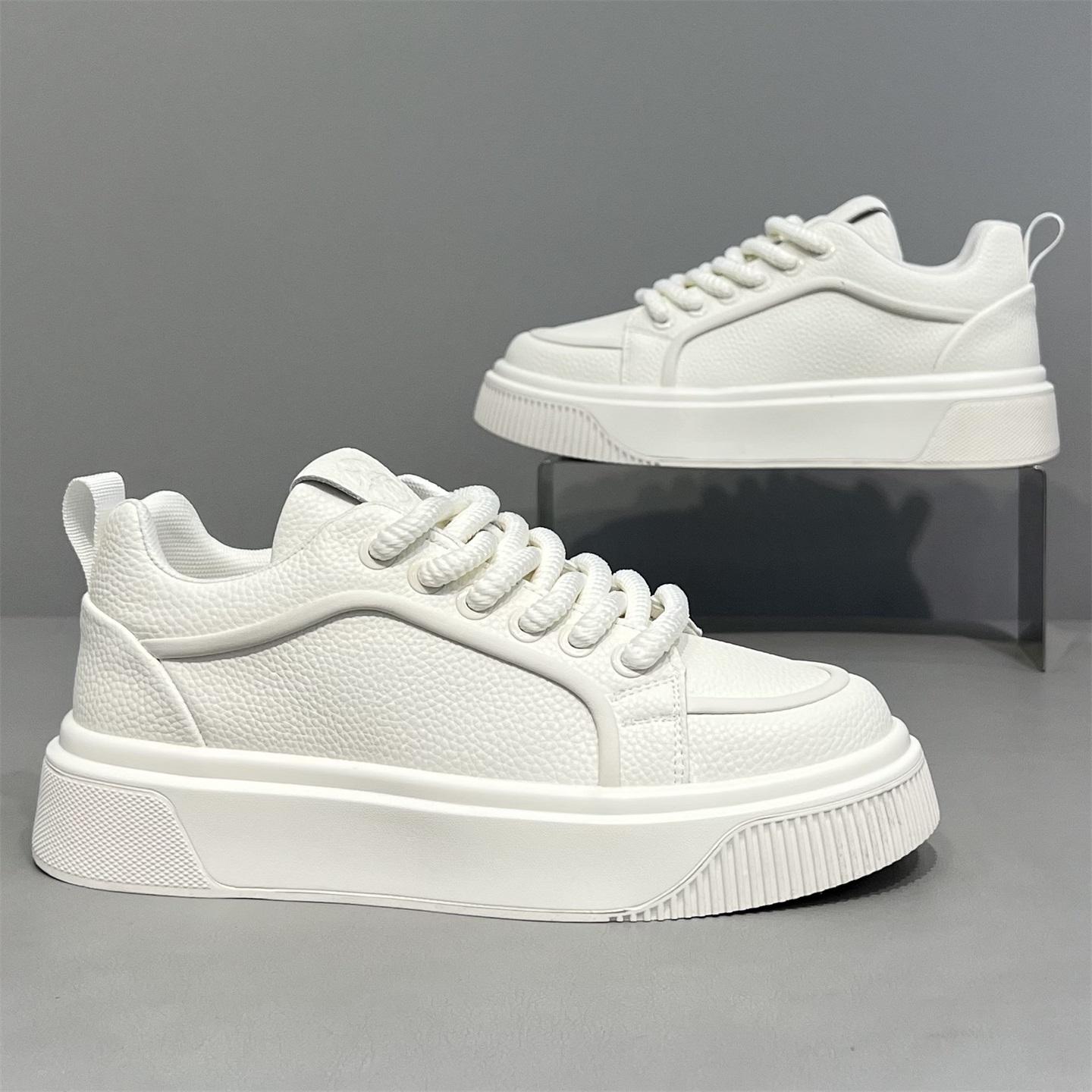 欧洲站时尚潮流2025年秋季新款舒适透气韩版小众潮男爆款厚底增高