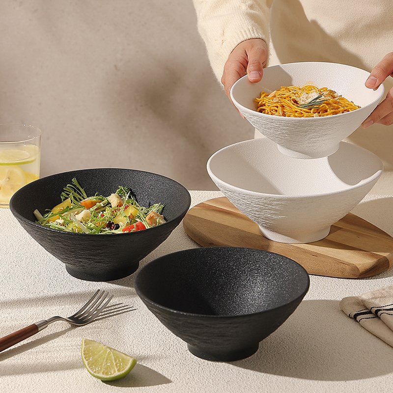 日式拉面碗家用高级感7寸8寸吃泡面碗家用螺蛳粉碗个人专用斗笠碗