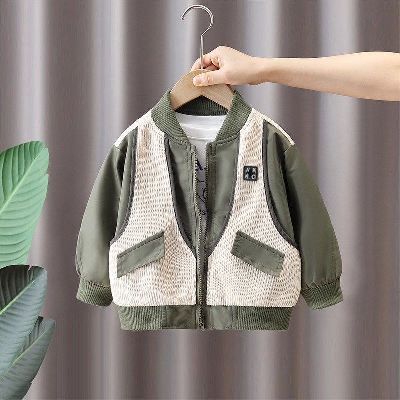 儿童棒球服春秋装2025新款男童时髦夹克衫中小童秋季炸街韩版外套