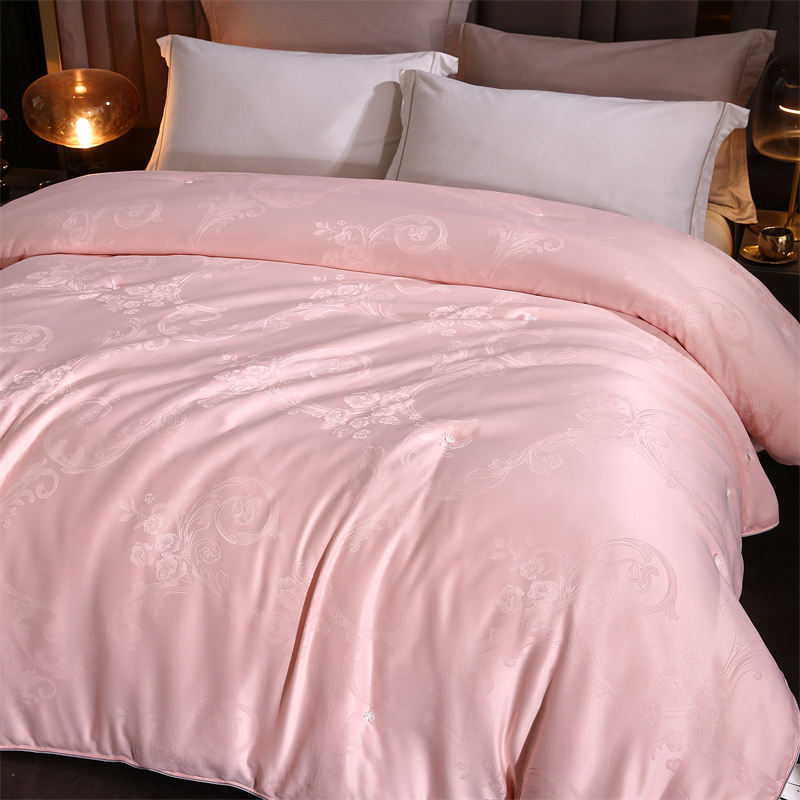 水星家纺蚕丝被100%桑蚕丝夏凉被空调被春秋被子二合一子母被冬被