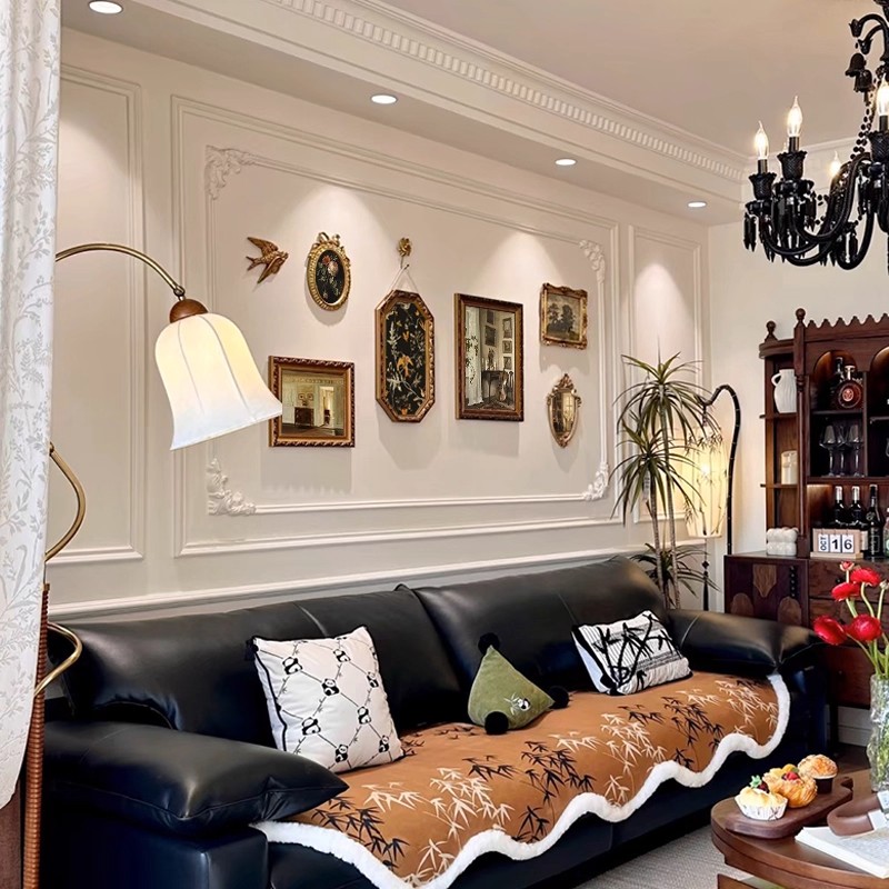 法式复古装饰画油画美式客厅背景墙组合挂画餐厅壁画欧式宫廷壁挂