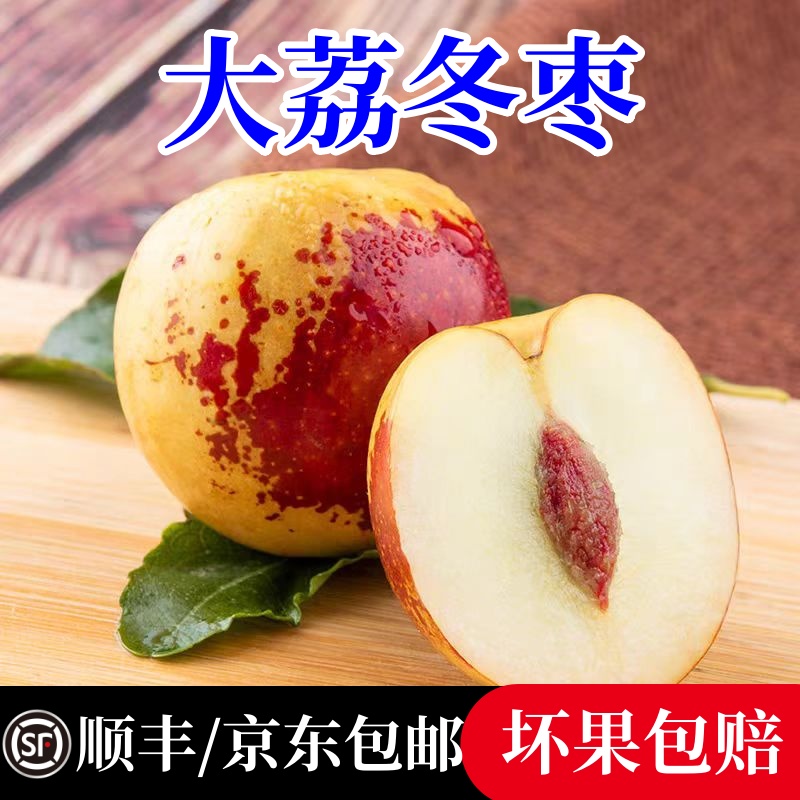 陕西冬枣新鲜水果应季现摘陕西大荔冰糖枣子大个精品鲜枣脆甜红枣