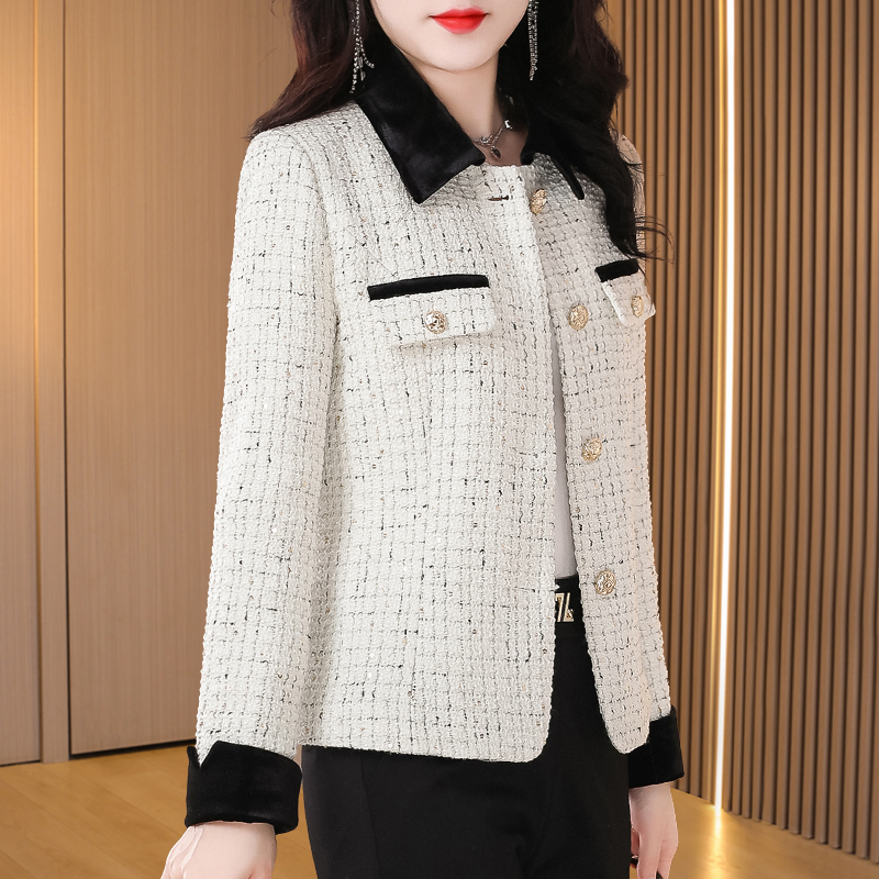 【外套】小香风时尚短款外套女春秋2025新款显瘦洋气贵夫人爆款上衣