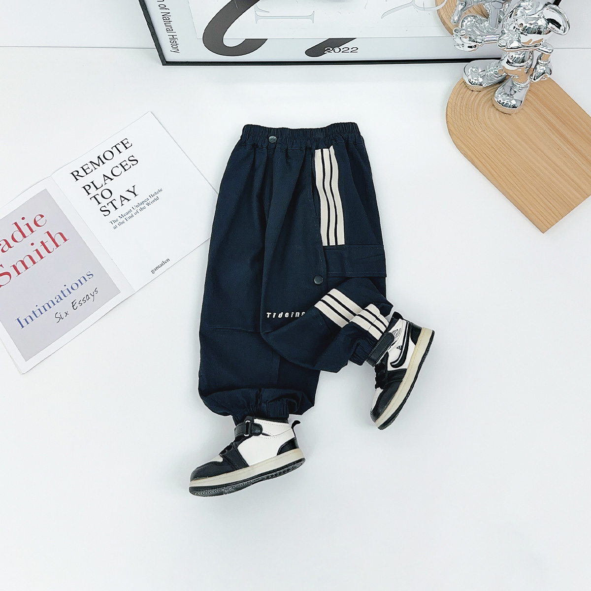 男童裤子秋冬季儿童工装裤2025新款韩版洋气 WG28651悠悠童话童装