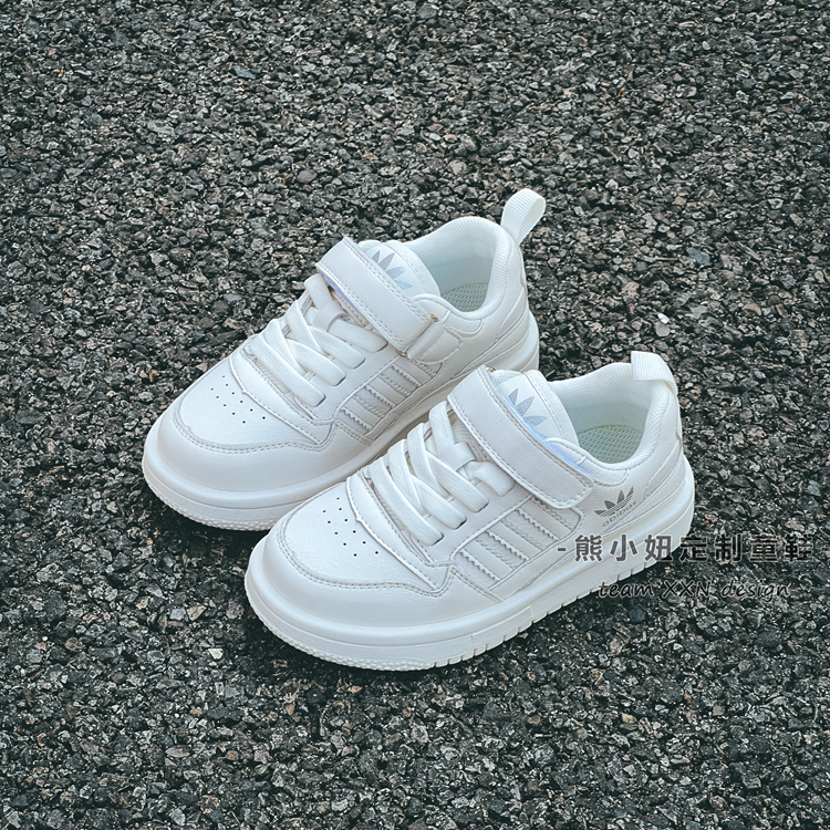 鞋子小白鞋学生板鞋春秋秋季6-12岁专业中大童8-12岁女童鞋