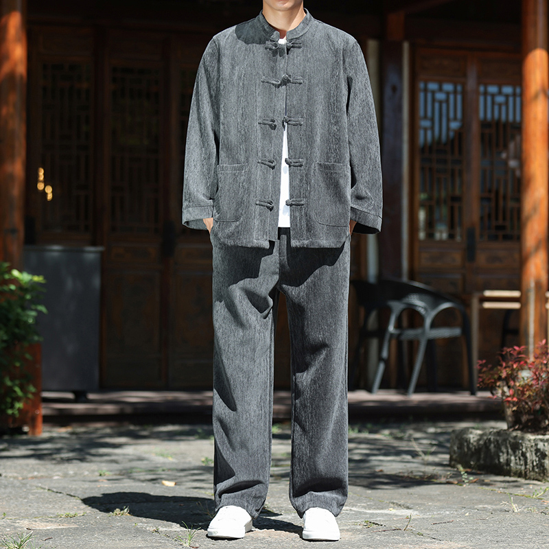 【中秋送礼】中国风厚款雪尼尔套装宽松套装两件套保暖大码休闲套装