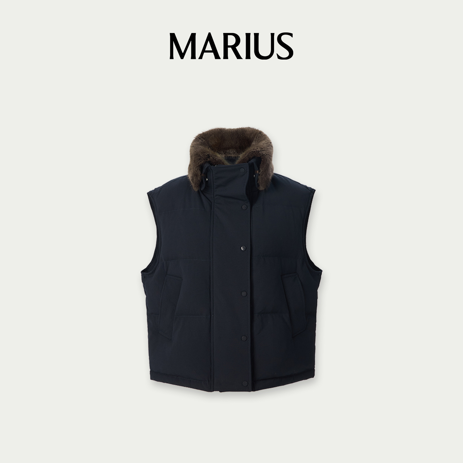 MARIUS-M-‘暖融融’经典百搭精纺保暖马甲