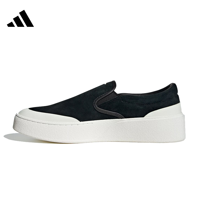 adidas阿迪达斯中性LABCOURT LIGHT SLIP-ONFOS人生跑鞋JP6215