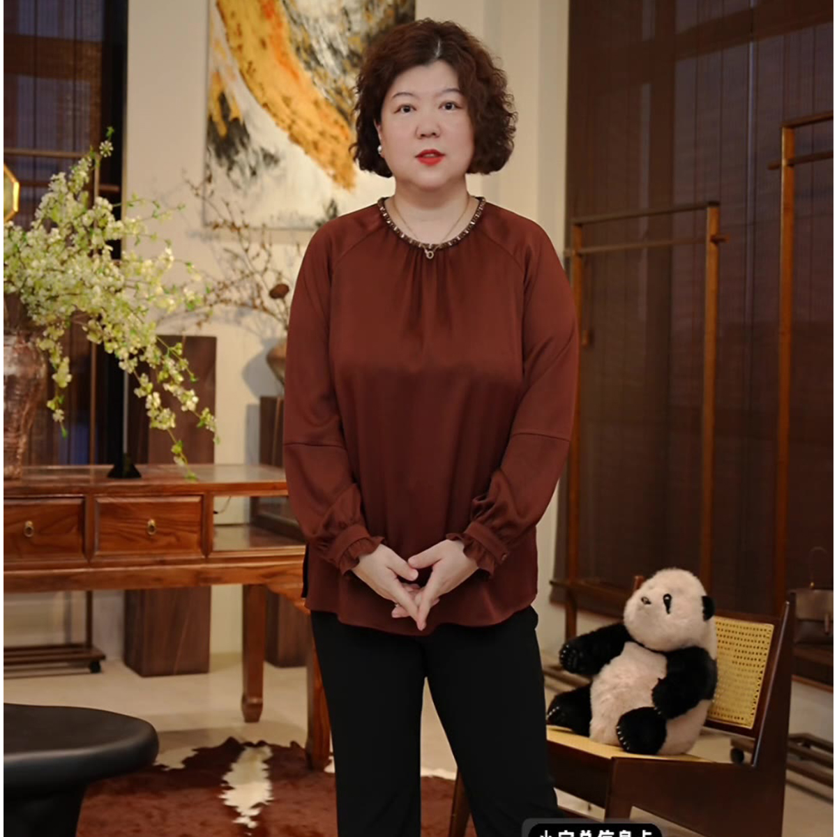 金雀绫【焦糖可可】法式气质复古设计款加宽加大衬衫SZA2SY569