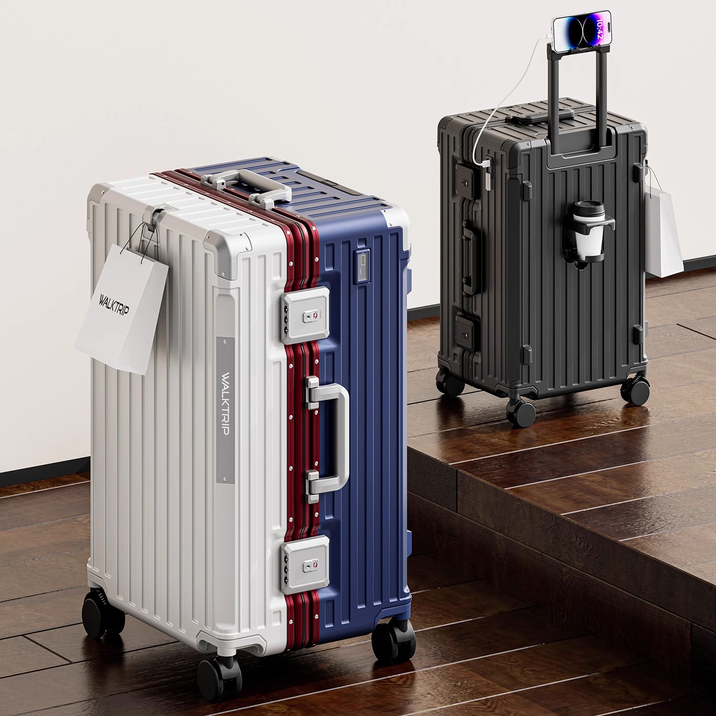 行之旅出口行李箱大容量32拉杆箱女28加厚铝框旅行登机20寸箱子男