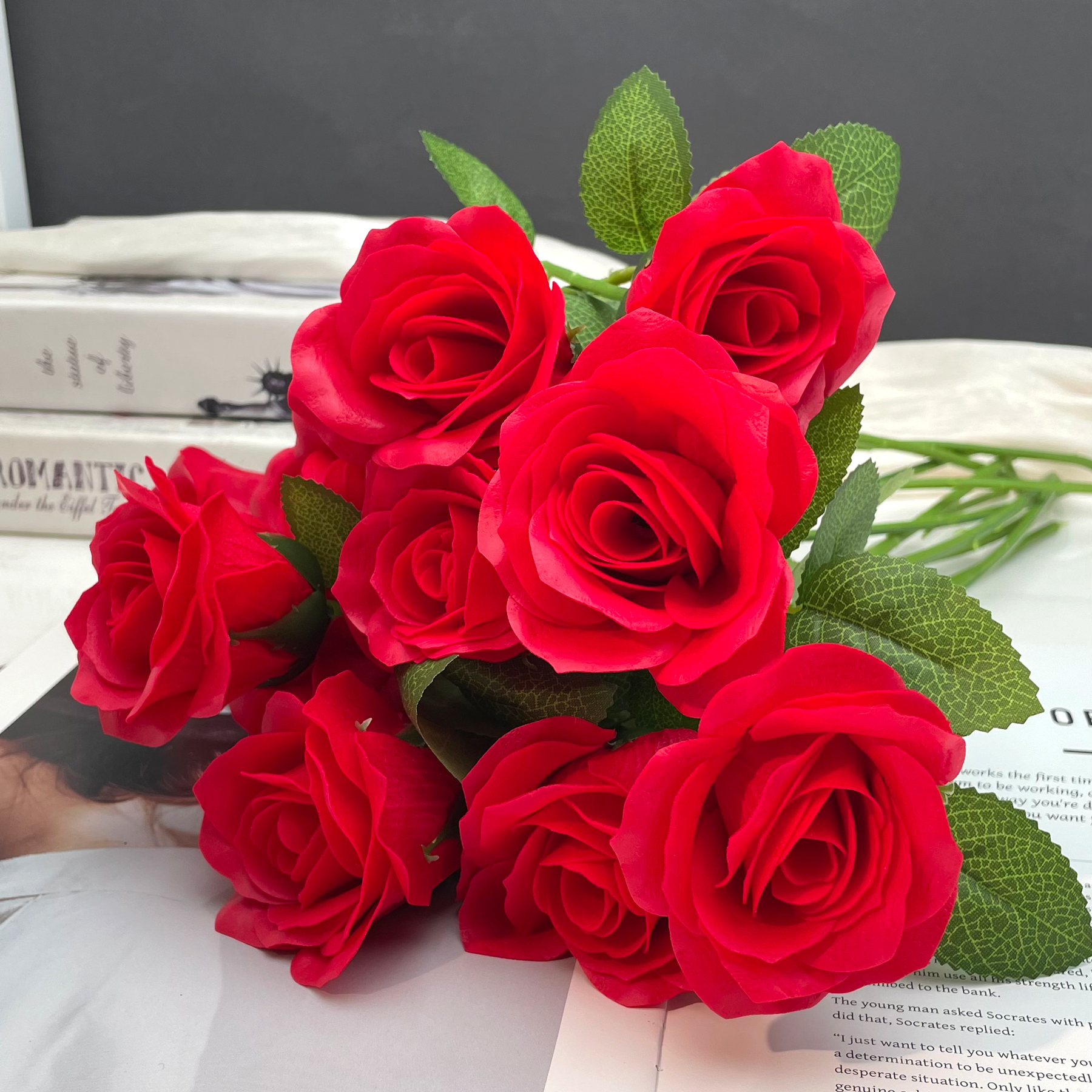 香皂花曼塔玫瑰手工DIY材料包仿真玫瑰节日礼品生日礼物红色花瓣