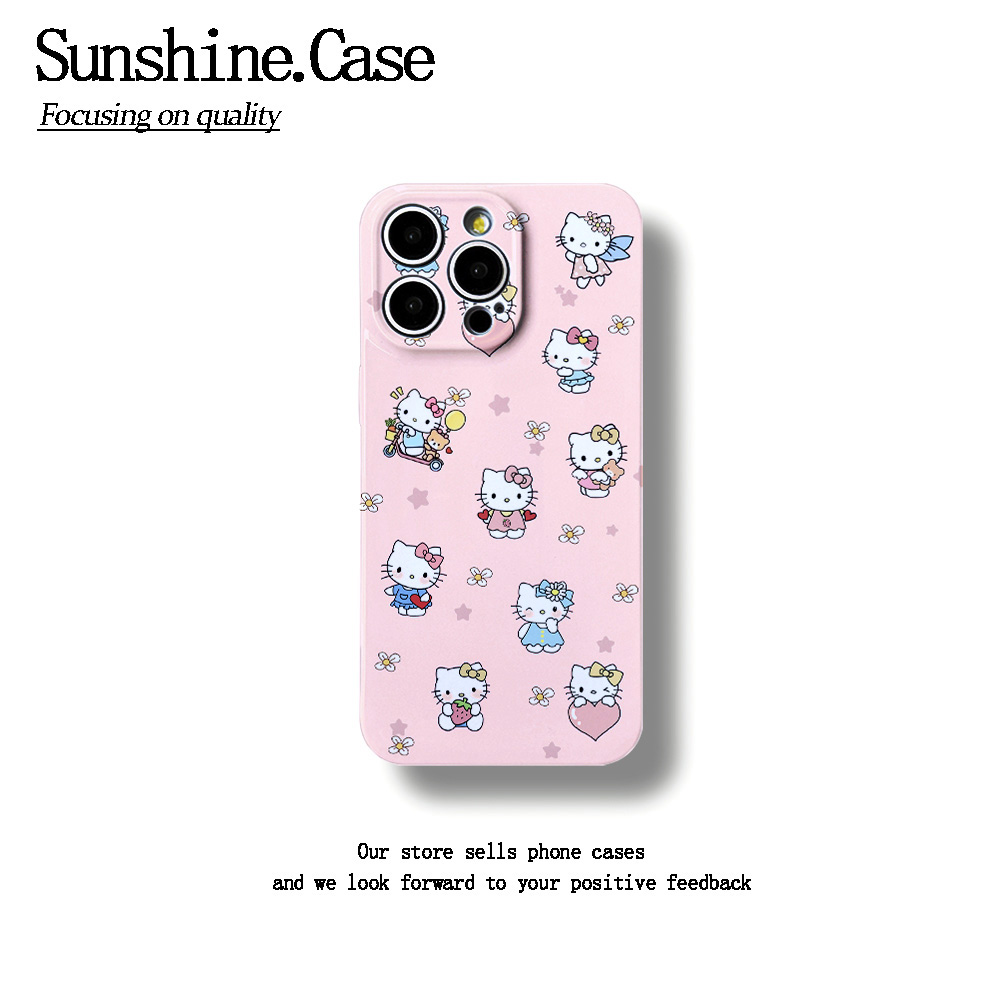 粉底KT菲林软壳适用于苹果华为vivo小米oppo一加防摔手机壳