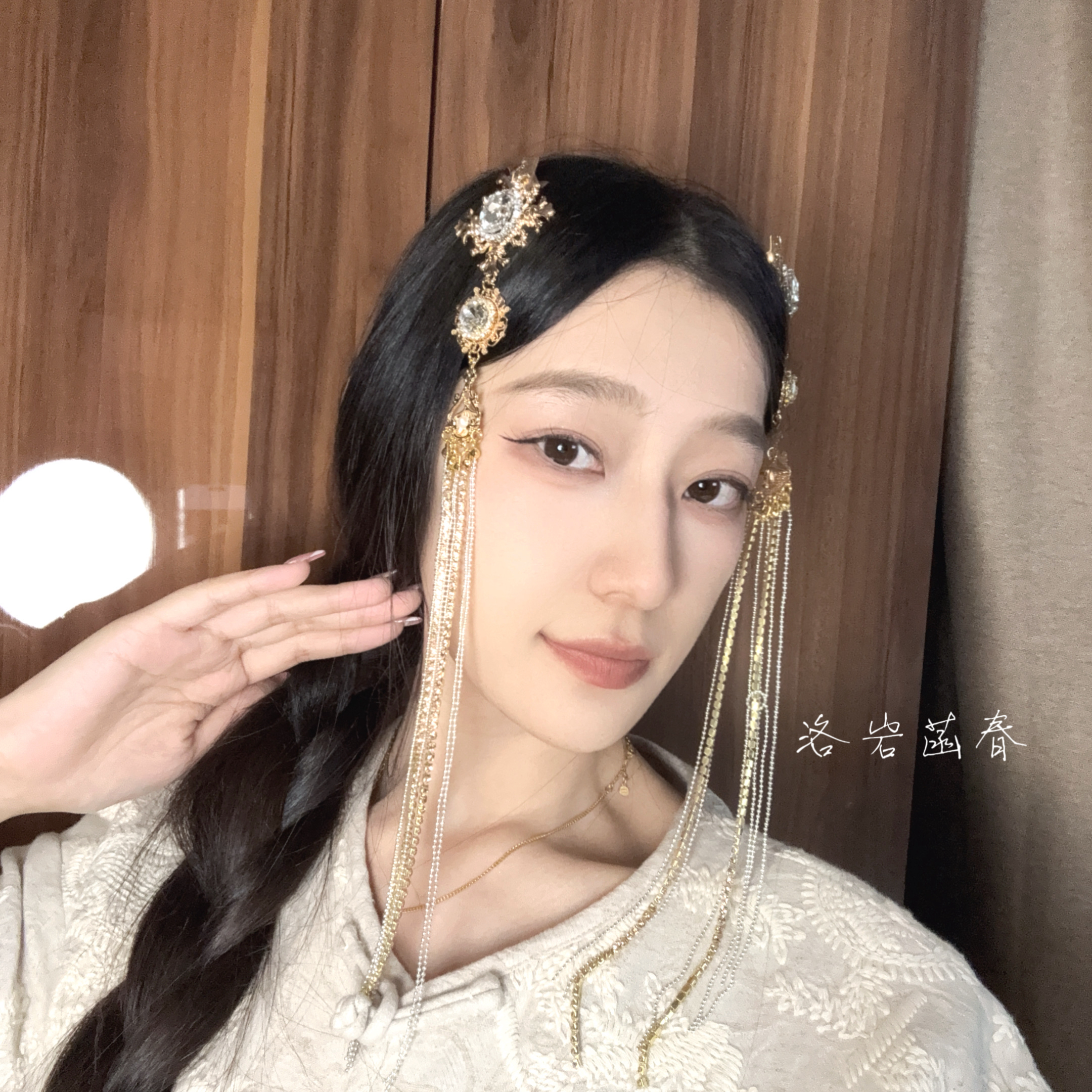 仙气复古手工BB夹发夹女宫廷风民族风设计感气质边夹