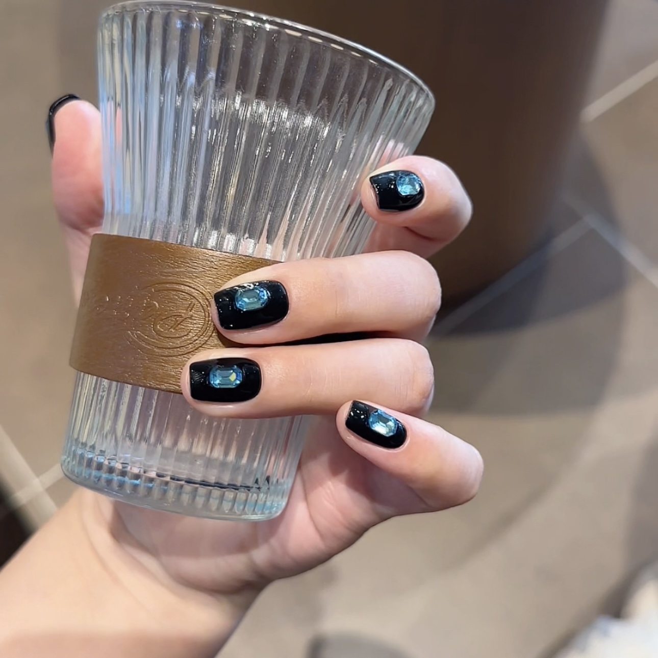 【深藏Blue】Lurane轻奢美甲满手镶钻高级显白可拆卸穿戴甲