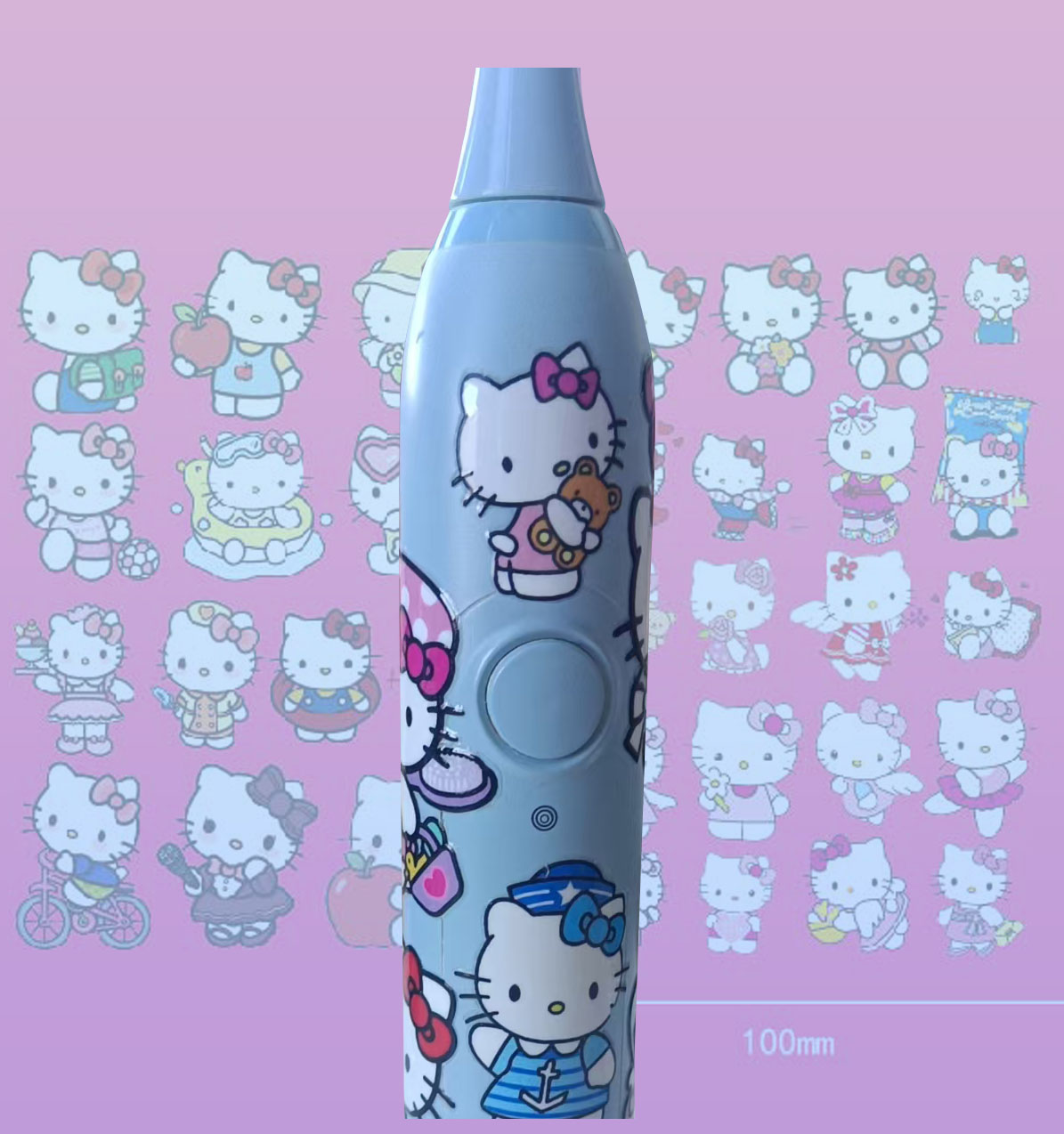 helloktiiy猫转印贴电动牙刷水杯ins卡通小红书同款撕膜留图装饰