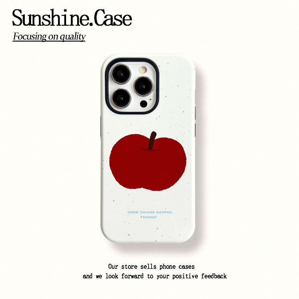 菲林二合一适用苹果华为vivo小米oppo手机壳红苹果16PRO/15