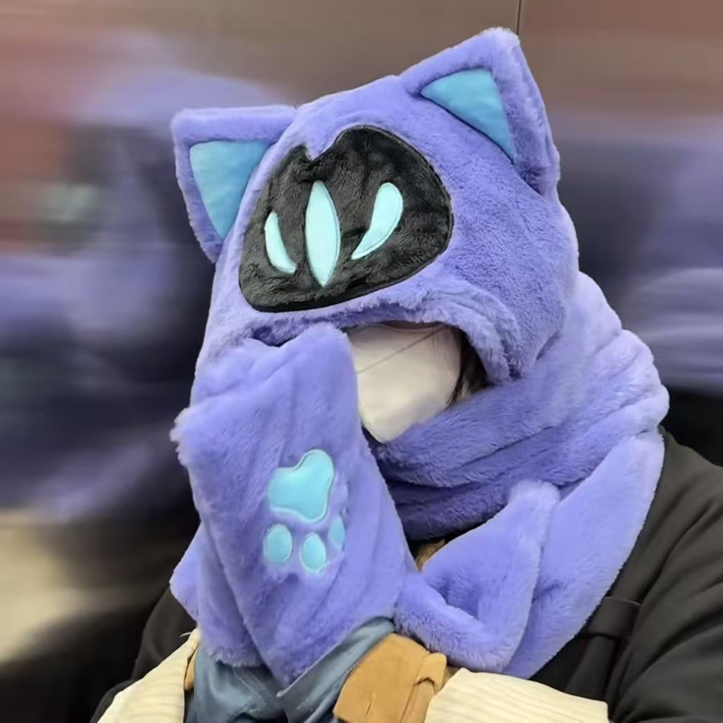 无畏契约幽影围巾帽子秋冬保暖瓦罗兰特生日礼物周边送闺蜜送朋友