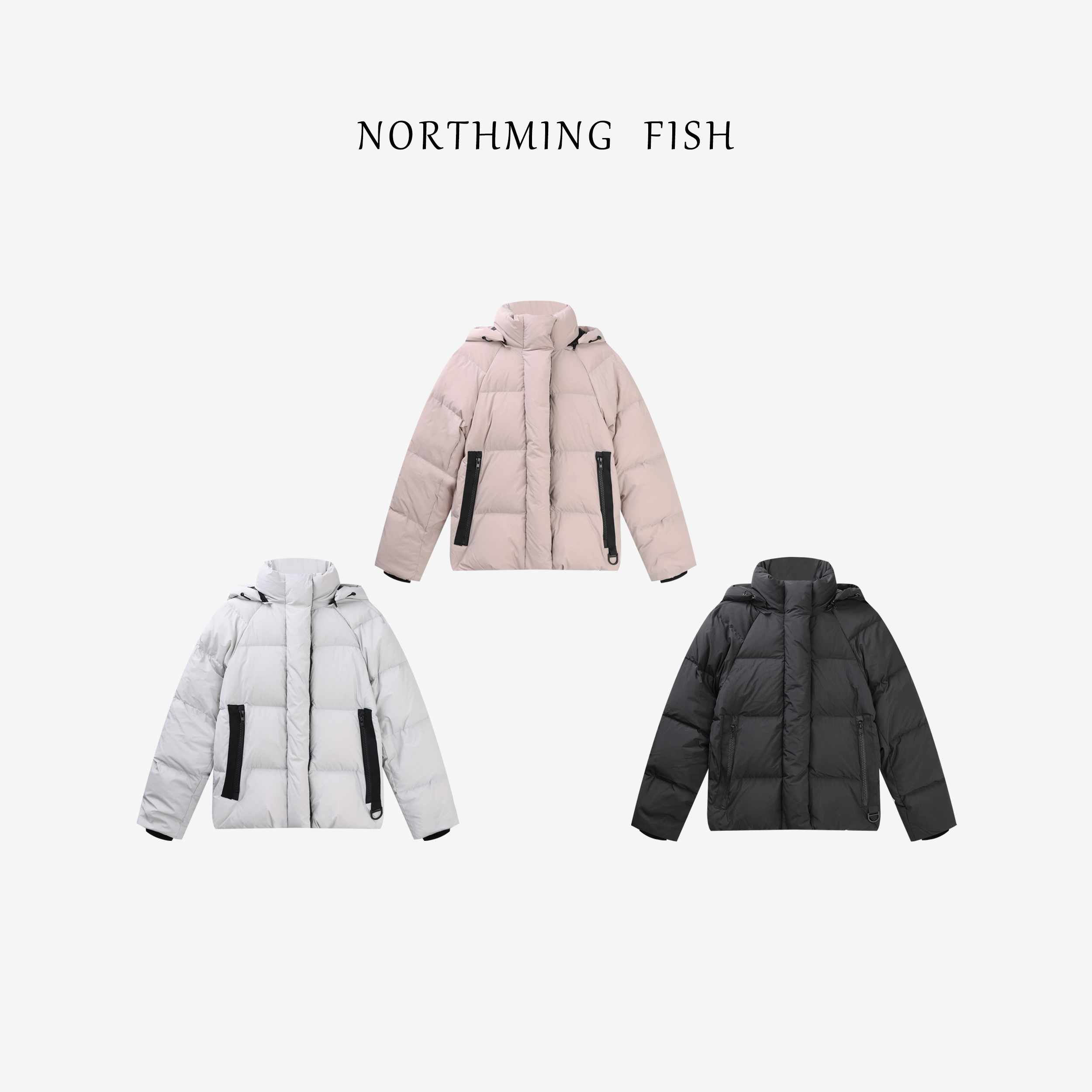 NorthMing fish「大鹅御寒」过冬神器 经典好穿轻盈暖和鹅绒服