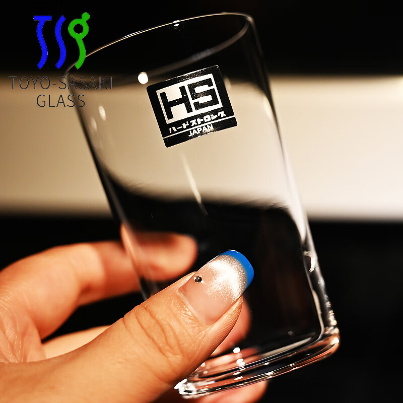 日本进口佐佐木超薄钢化玻璃清酒杯三两白酒杯烈酒杯玻璃酒杯家用