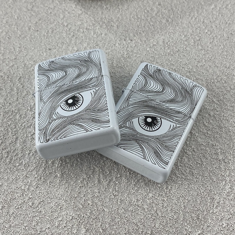 单面彩印铁壳系列含情脉脉爱情指南个性纪念煤油打火机
