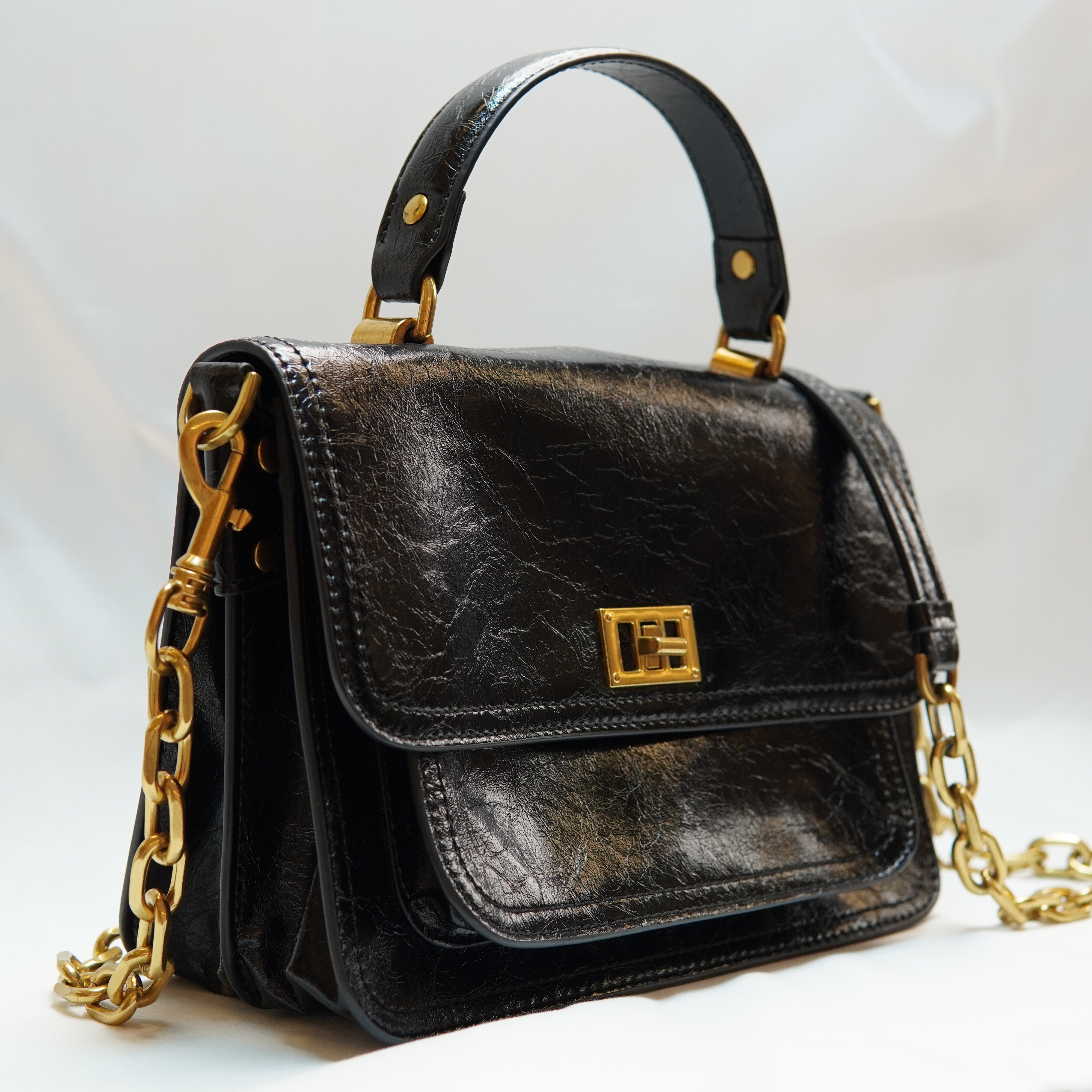 【and+one】新款时尚轻奢高端女士包包百搭牛皮真皮女包单肩秋冬包