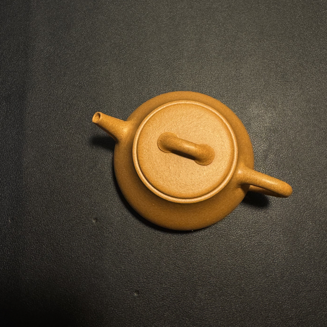 原矿老宕口黄金段160cc内推孔实用紫砂壶茶具泥壶泡茶壶黄段泥