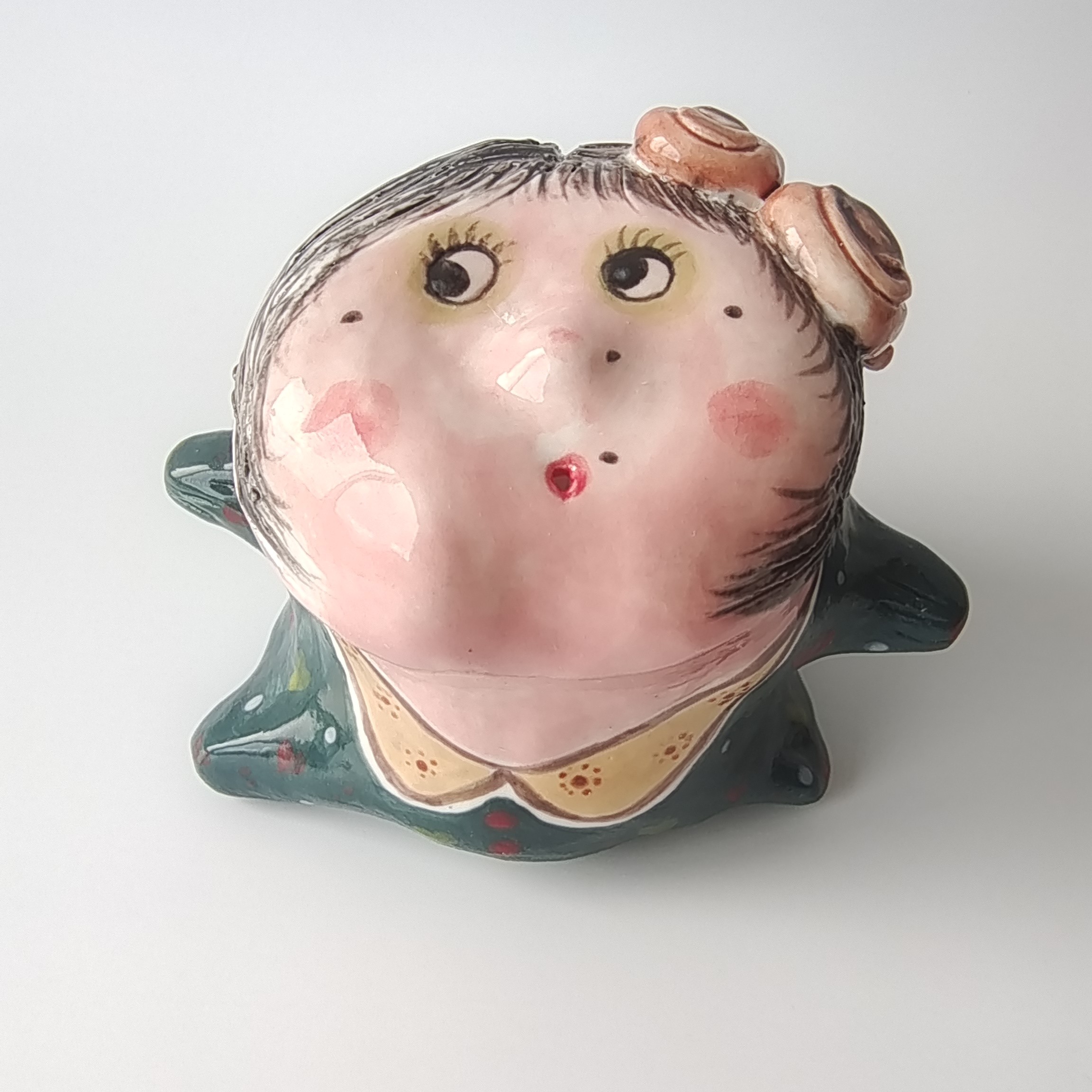 适合工位居家摆放可爱娃娃 纯手捏 芮浠浠手作