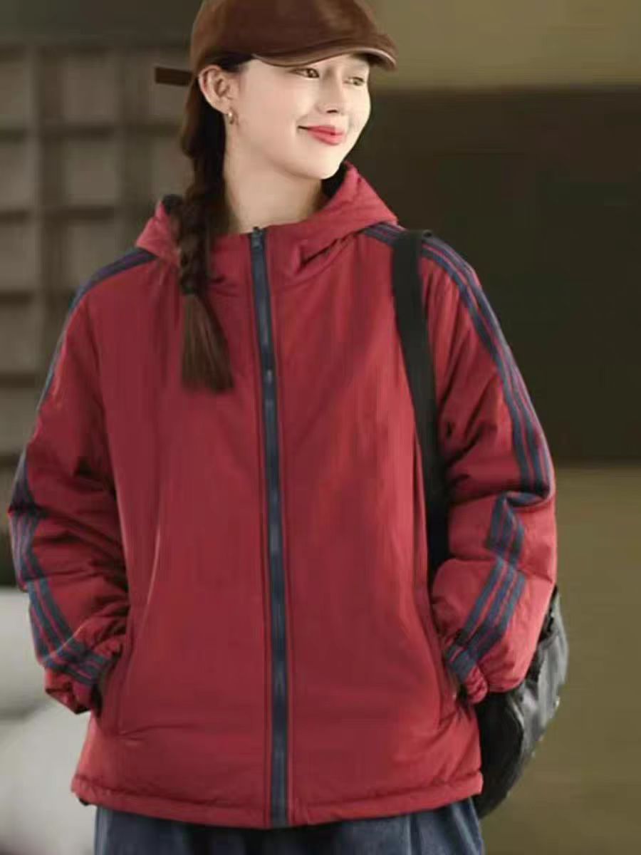 （双面穿棉衣棉服棉袄）2025冬天冬季新款洋气加厚百搭显瘦的棉衣