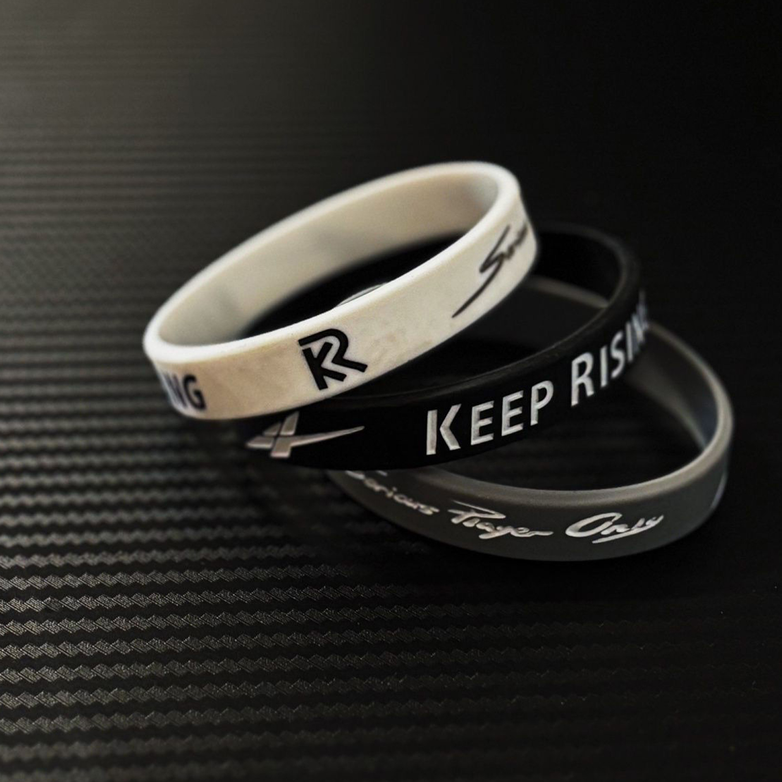 KR柯冉美式手环网红同款篮球运动手环男女款硅胶手链未来之星手环