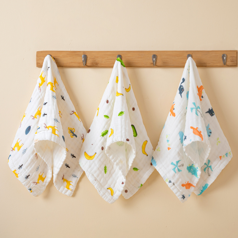 纯棉纱布毛巾吸水不掉毛全棉洗脸洗澡成人家用柔软面巾儿童小毛巾