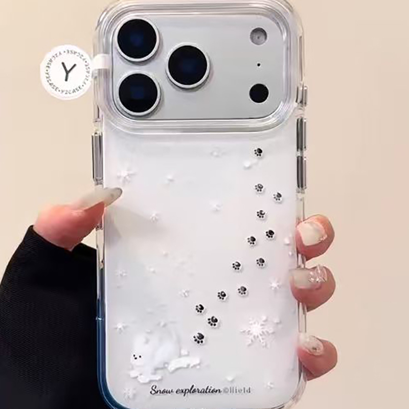 玩雪小狗适用苹果iphone17/16软壳OPPO荣耀华为小米vivo手机