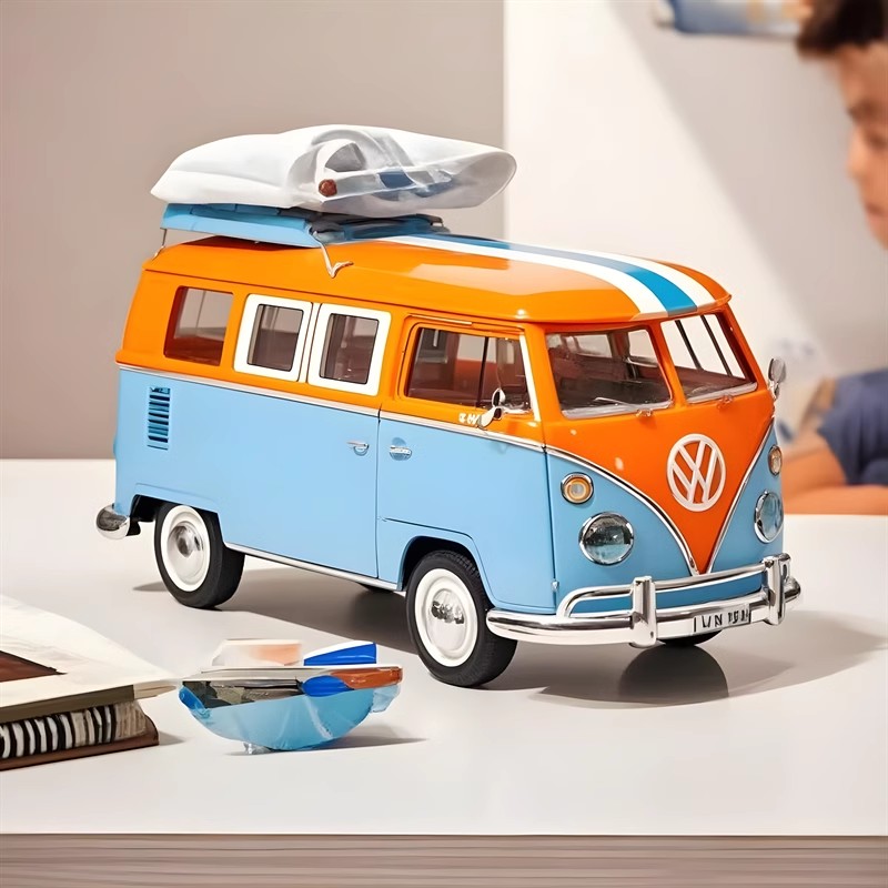 儿童生日礼物大巴士甲壳虫小朋友玩具车小汽车合金车惯性回力模型