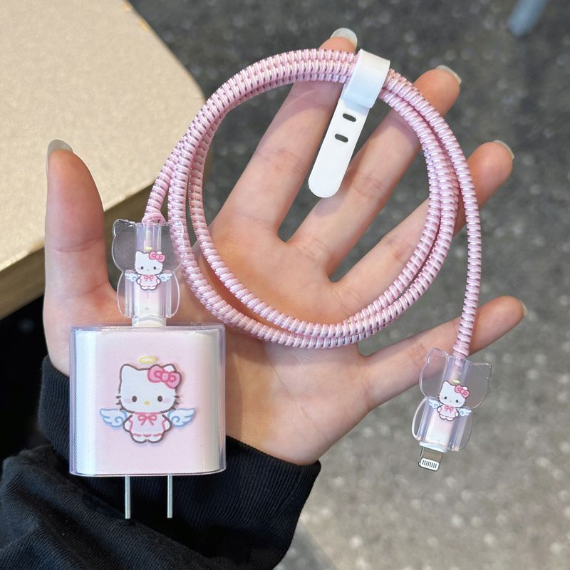 数据线保护套20w适用苹果15promax充电头16防摔软壳14 13防折断12