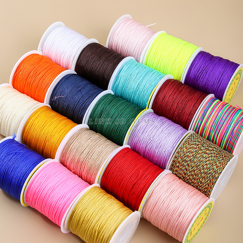 72号玉线手工编织串珠线耐磨耐用适合diy中国结红绳颜色齐全