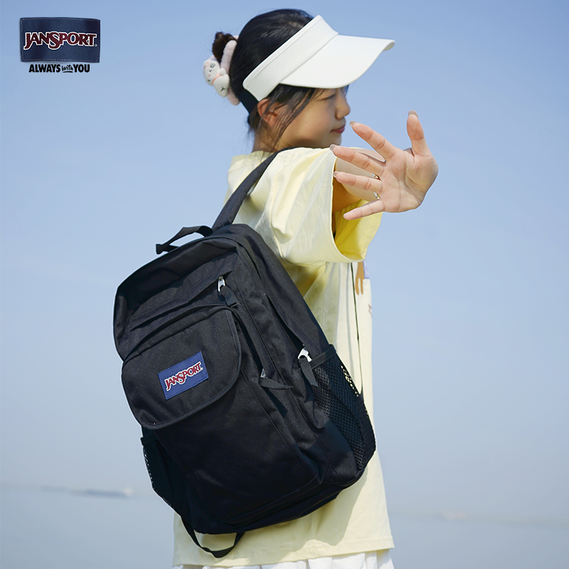 【涩琪同款】JanSport户外多功能双肩包电脑包学生时尚通勤摄影书包