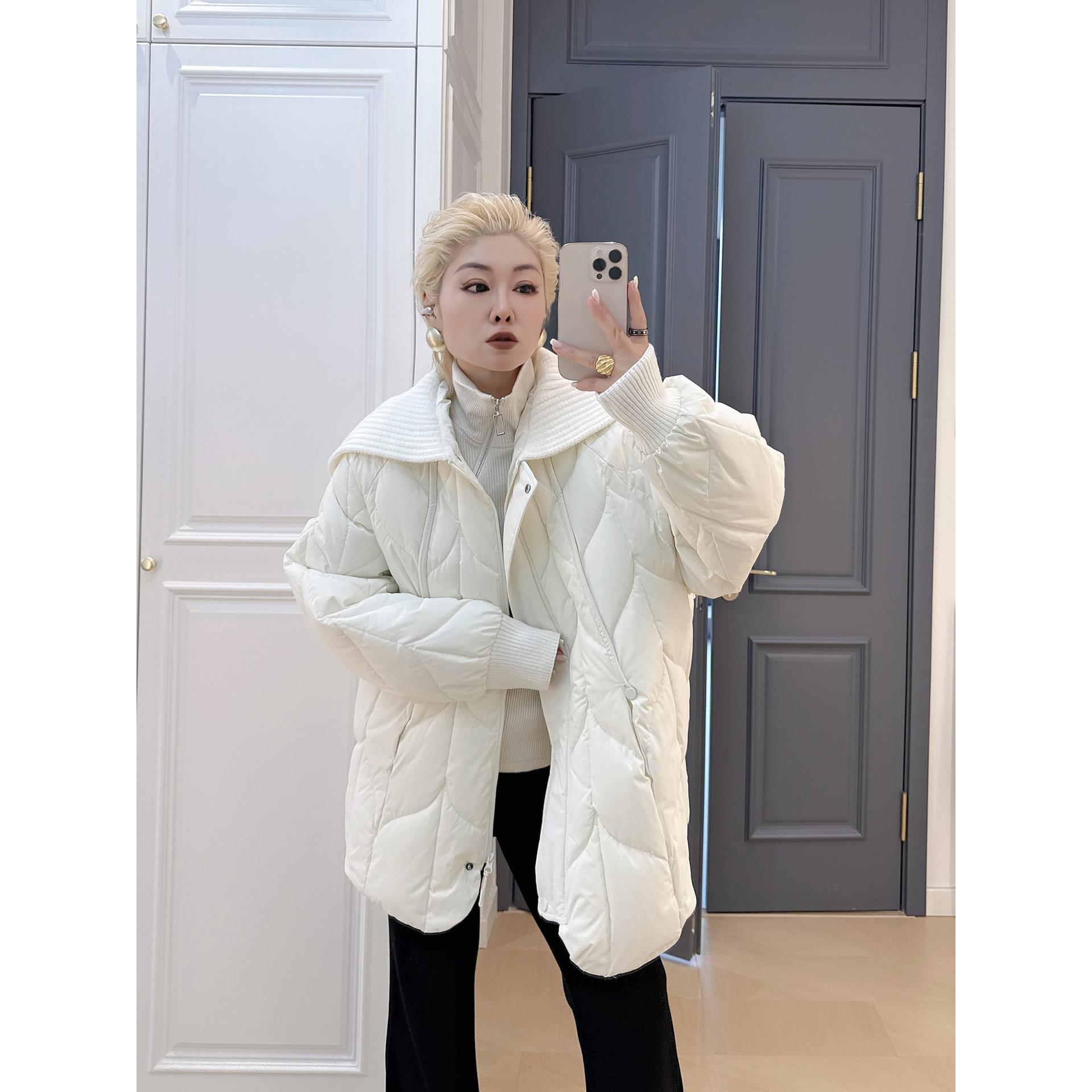 针织披肩保暖服大码女装简约百搭慵懒风200斤胖mm宽松显瘦外套