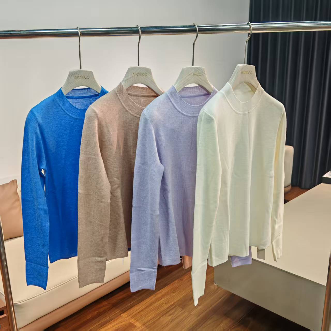 美丽诺羊毛 M 家尾单 针织 打底 长袖 CX0221