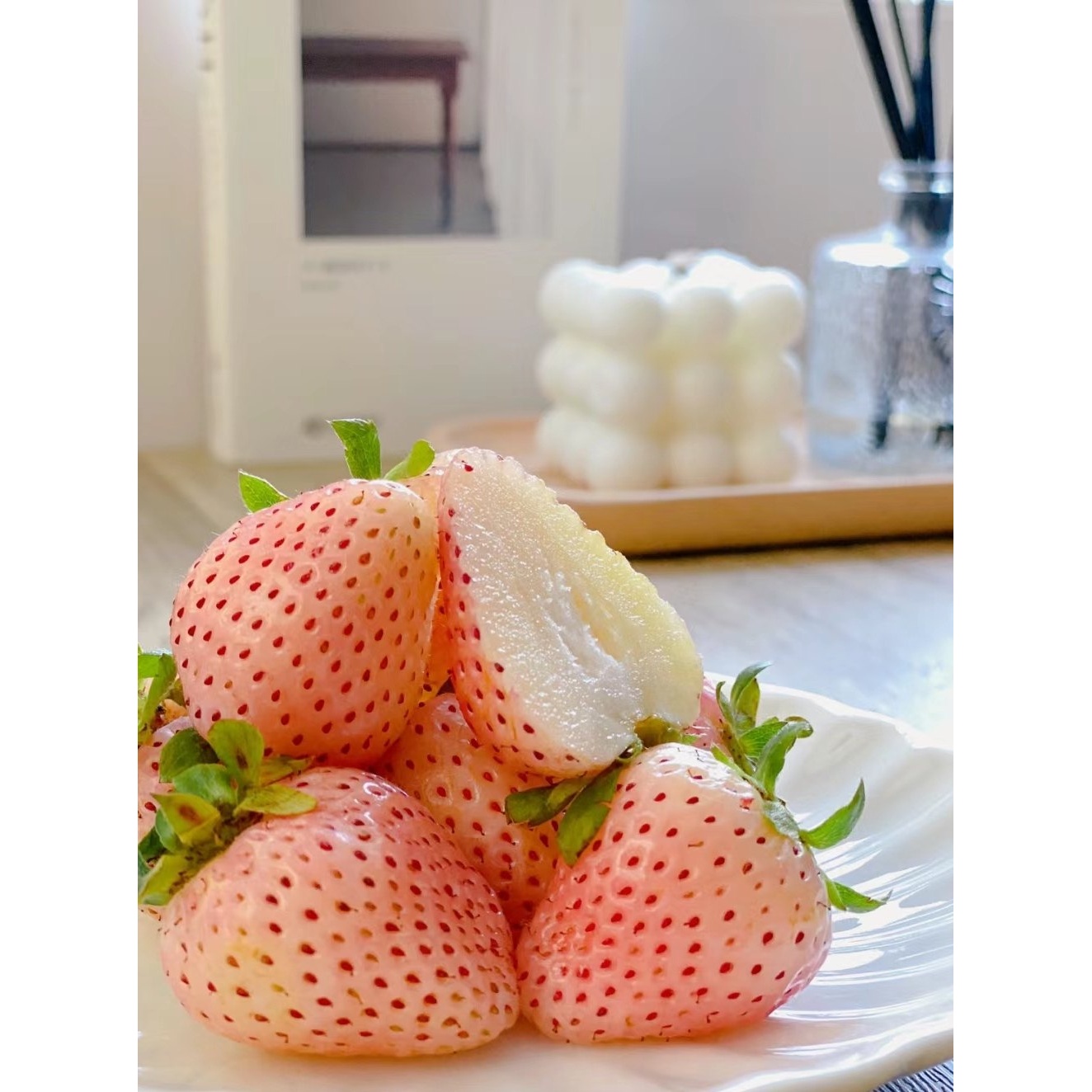 粉玉草莓种子种子四季播种 粉玉草莓种子种籽子阳台盆栽蔬菜