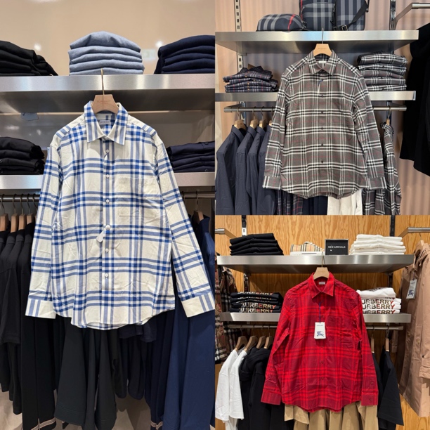 未使用 BURBERRY/博柏利 巴宝莉 男装 长袖 衬衫 81121091