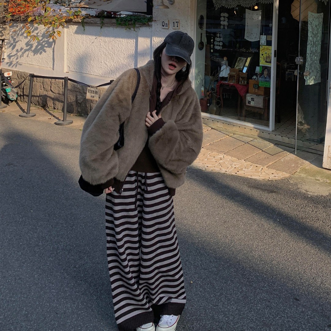 双面穿座山雕棉衣棉服女2025冬季新款宽松派克服加绒加厚棉袄外套