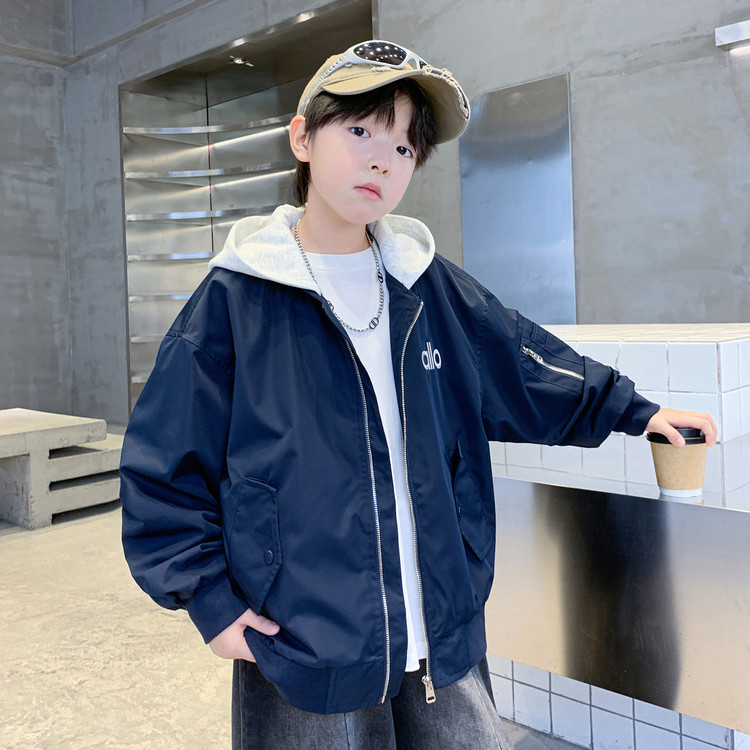 儿童装男童棒球服外套春秋款2025新款中大童男孩秋季秋装帅洋气潮