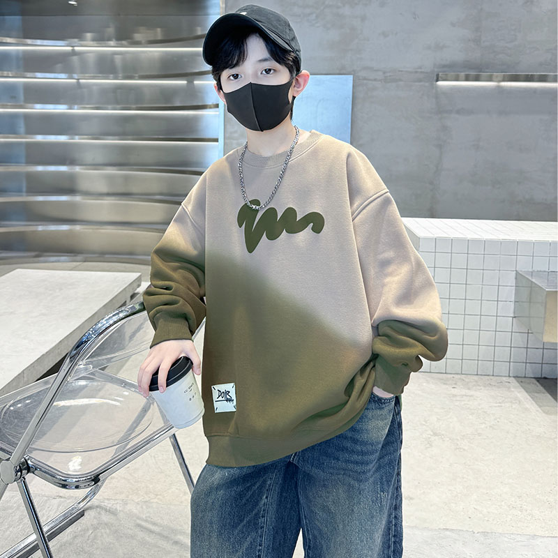 儿童装男童春秋款卫衣2025新款秋季洋气中大童酷帅秋季长袖打底衫