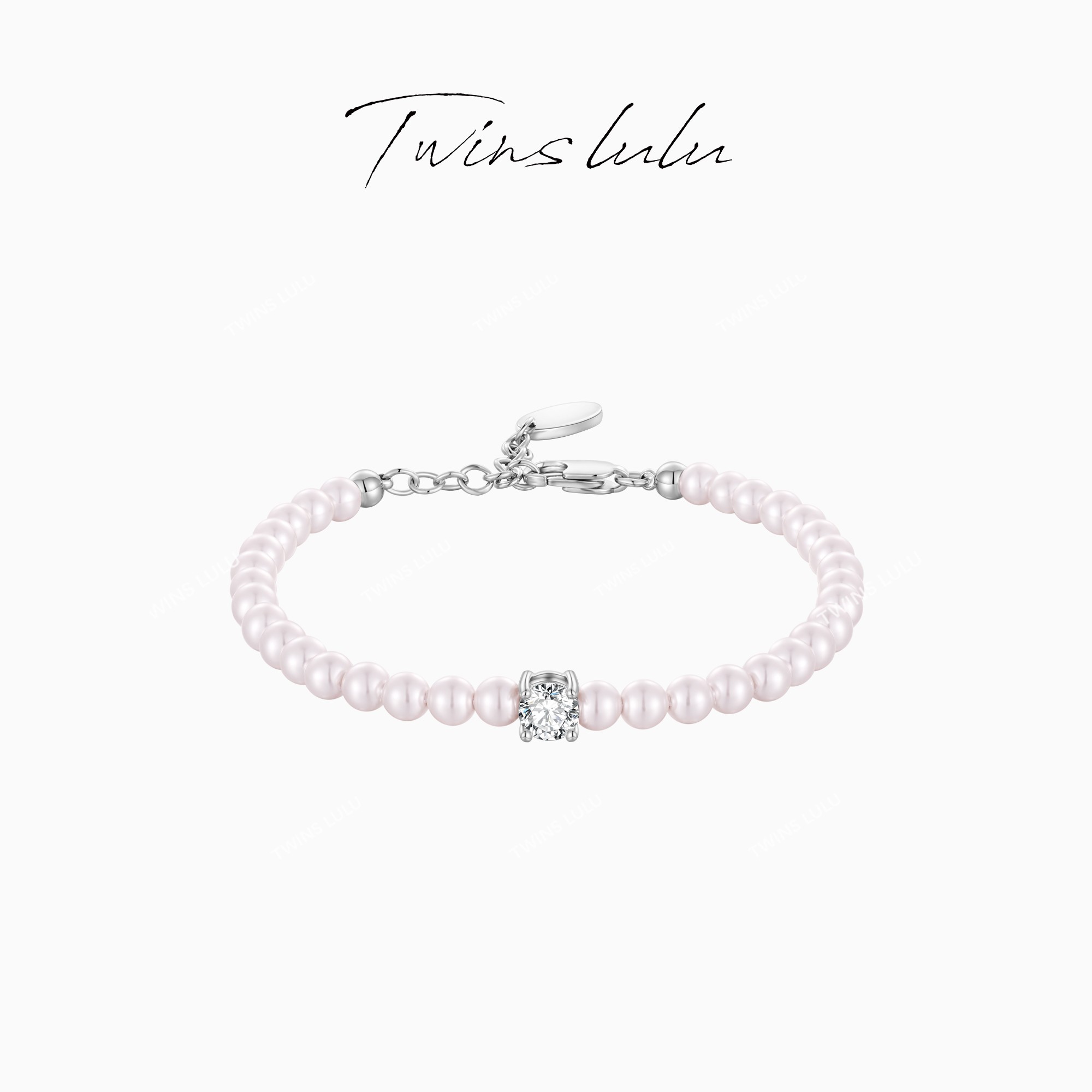 TWINS LULU 流光风秋上新 百搭爆款精致轻奢法式珠珠手链TSS7871