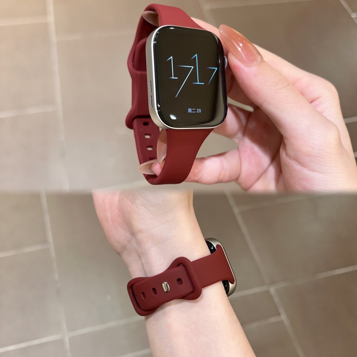 适用华为fit4手表表带Fit3小蛮腰硅胶腕带watch fit4pro透气女款