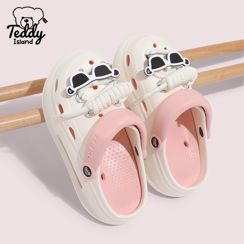 夏季两用隐形增高洞洞鞋女款防滑防臭凉鞋夏季棉拖鞋